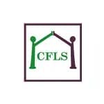 CFLS logo with two stylized figures forming a roof shape, symbolizing community support and collaboration.