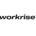 Workrise logo in bold black font on a white background, representing workforce solutions and staffing services.